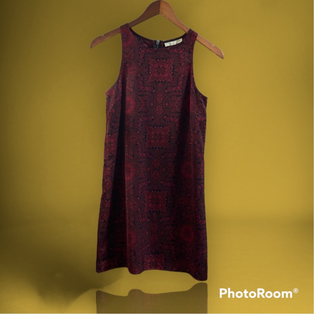 Staring at Stars red and black patterned dress